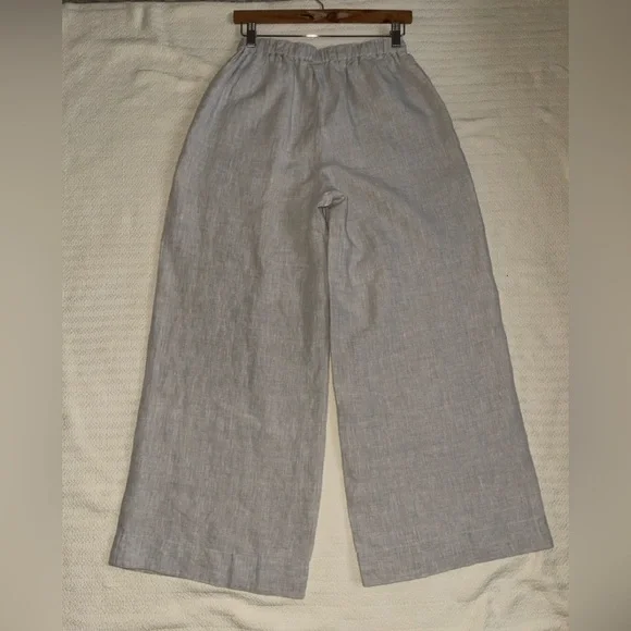 Aritzia Little Moon Globetrot Wide Leg Pants (๐ฏ organic linen) - Picture 2 of 13